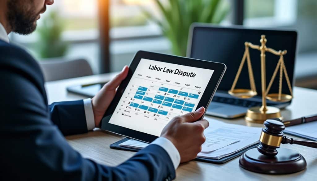 Avocat contentieux droit du travail : calendrier et sanctions