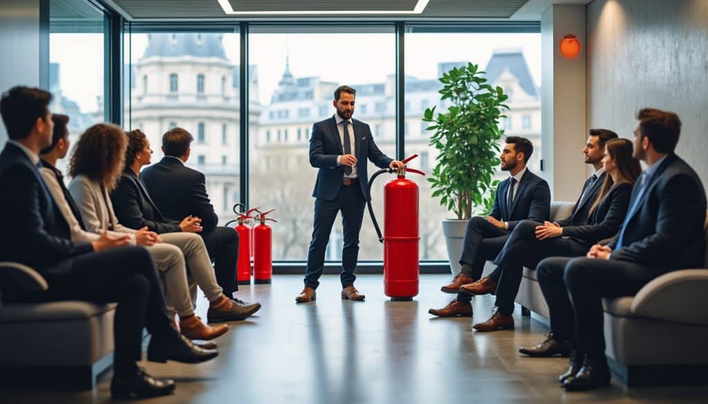 Formation incendie en entreprise Paris : ce que dit le cadre