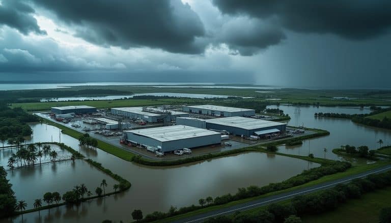 Événement climatique : l'exposition physique d'un site